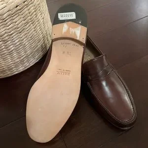 Vintage Bally Leather Loafers Brown - New Never Used - Made in Italy Vintage Mahogany Leather Bally Loafers - Etsy main image 4